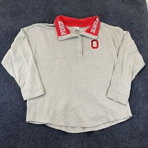 Ohio State Buckeyes Shirt Womens Large NCAA Football Sequins Victoria's Secret